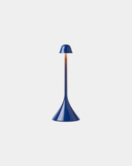 Custom LED table lamp Lexon Steli S - Dome - Glossy Blue