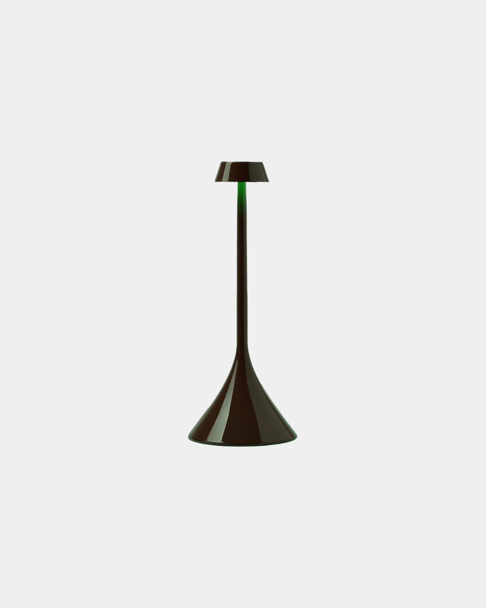 Custom LED table lamp Lexon Steli S - Dome - Glossy Chocolate