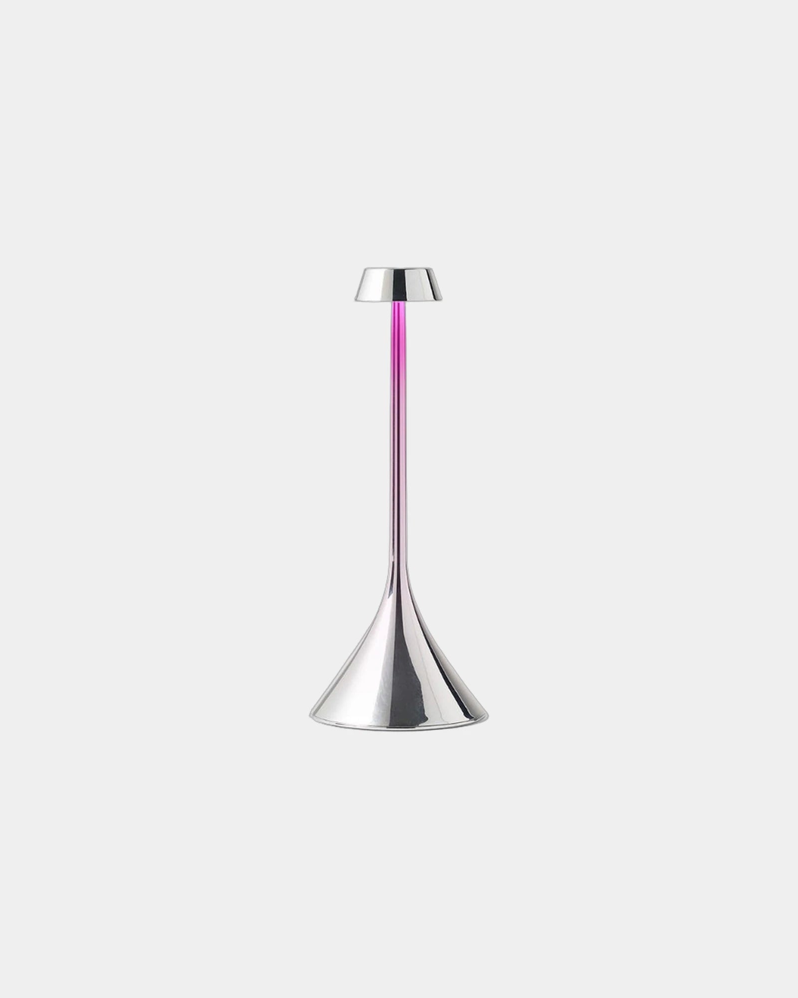 Custom LED table lamp Lexon Steli S - Dome - Metallic Chrome