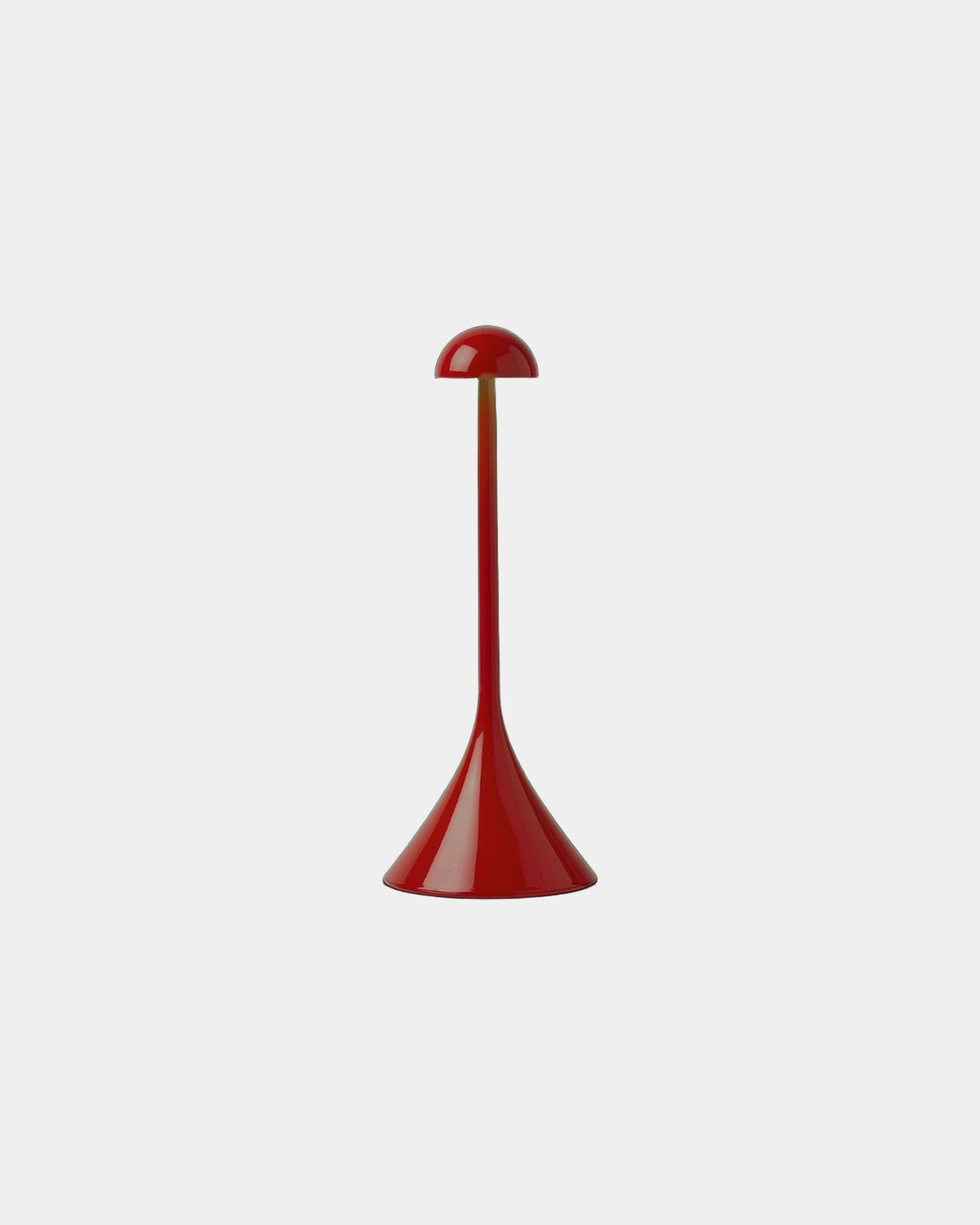 Custom LED table lamp Lexon Steli S - Dome - Glossy Red