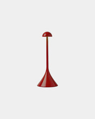 Custom LED table lamp Lexon Steli S - Dome - Glossy Red