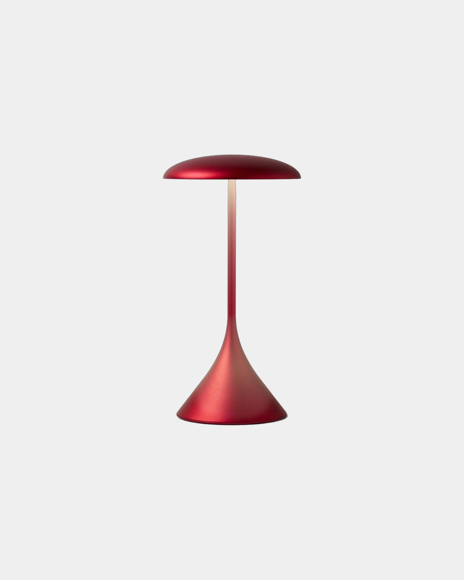 Custom LED table lamp Lexon Steli Lounge - Dome - Dark Red