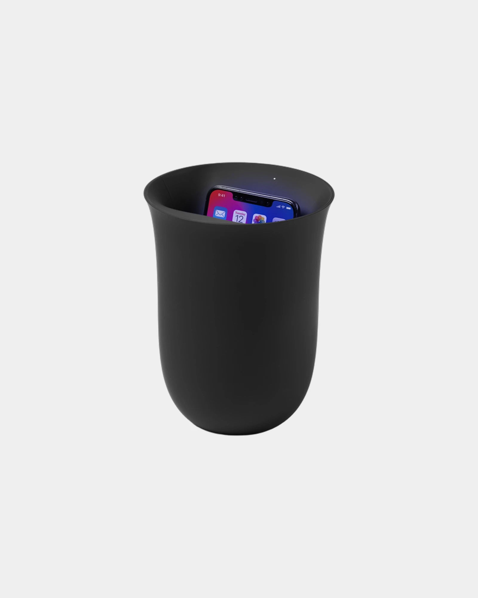 Custom UV sterilizer wireless charger Lexon Oblio - Matt Black