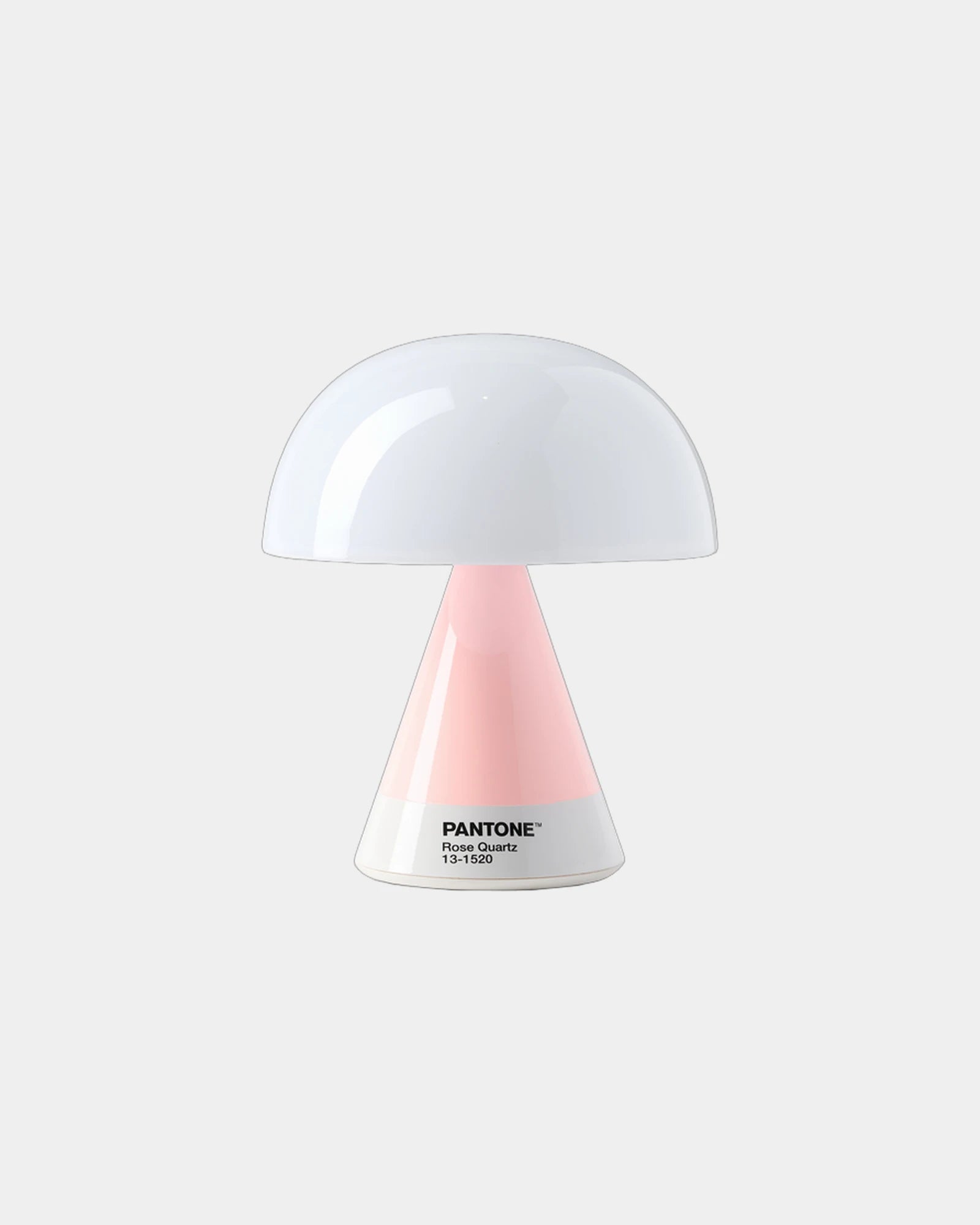 Custom portable LED lamp Lexon Mina M - Mimosa - Rose Quartz