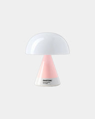 Custom portable LED lamp Lexon Mina M - Mimosa - Rose Quartz