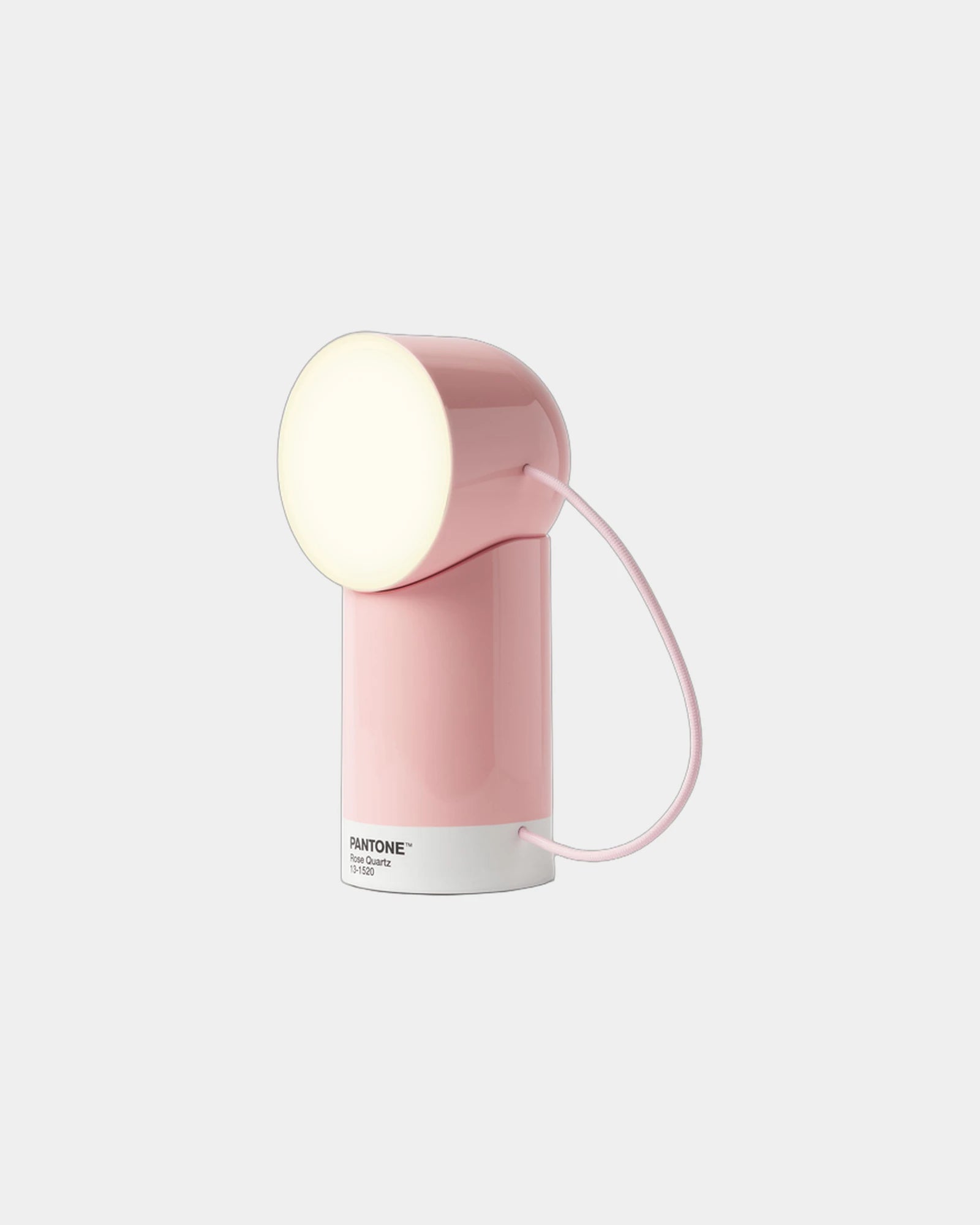 Custom portable LED lamp Lexon Orbe Light - Rose Quartz