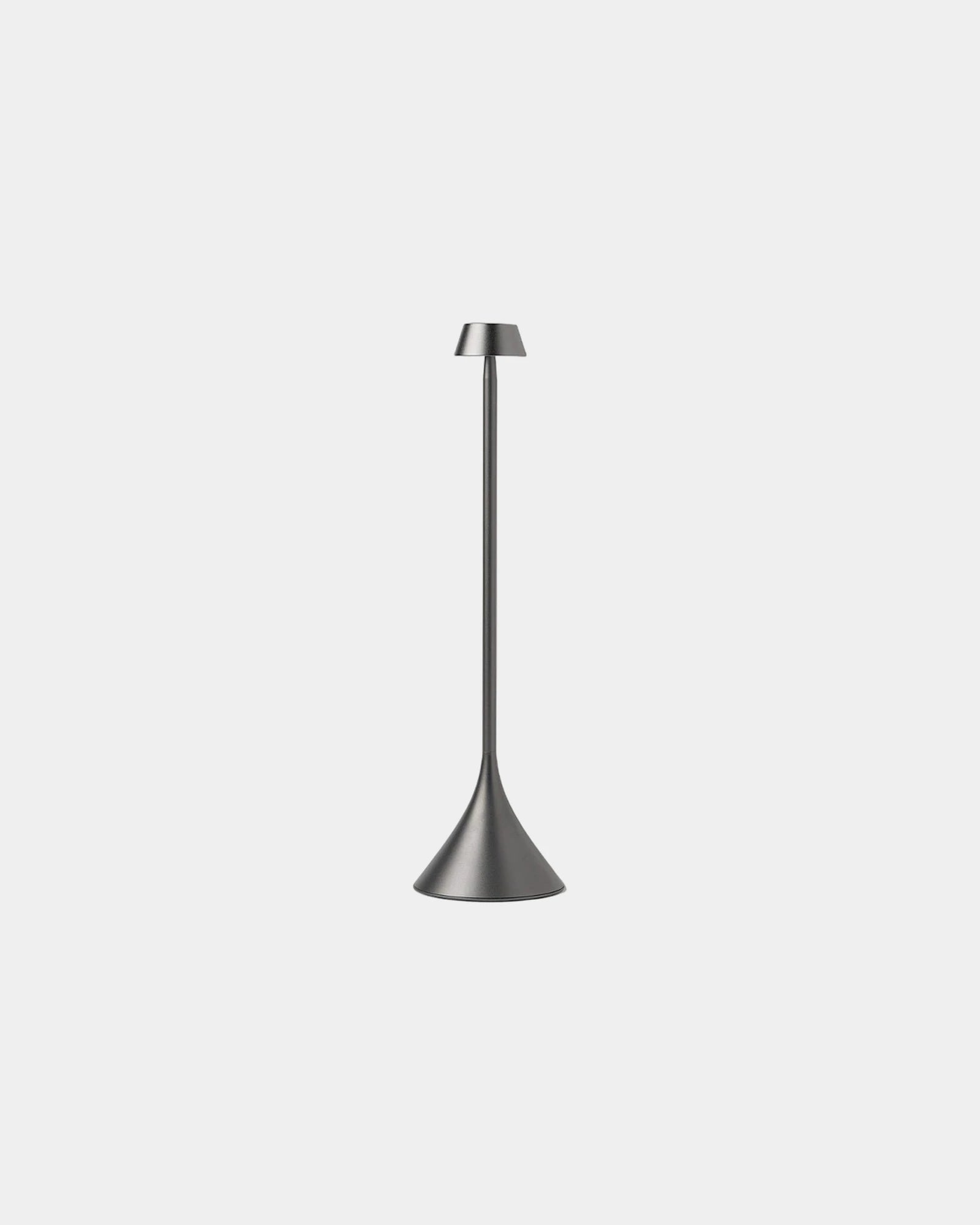 Custom rechargeable LED lamp Lexon Steli Dome - Gun Metal