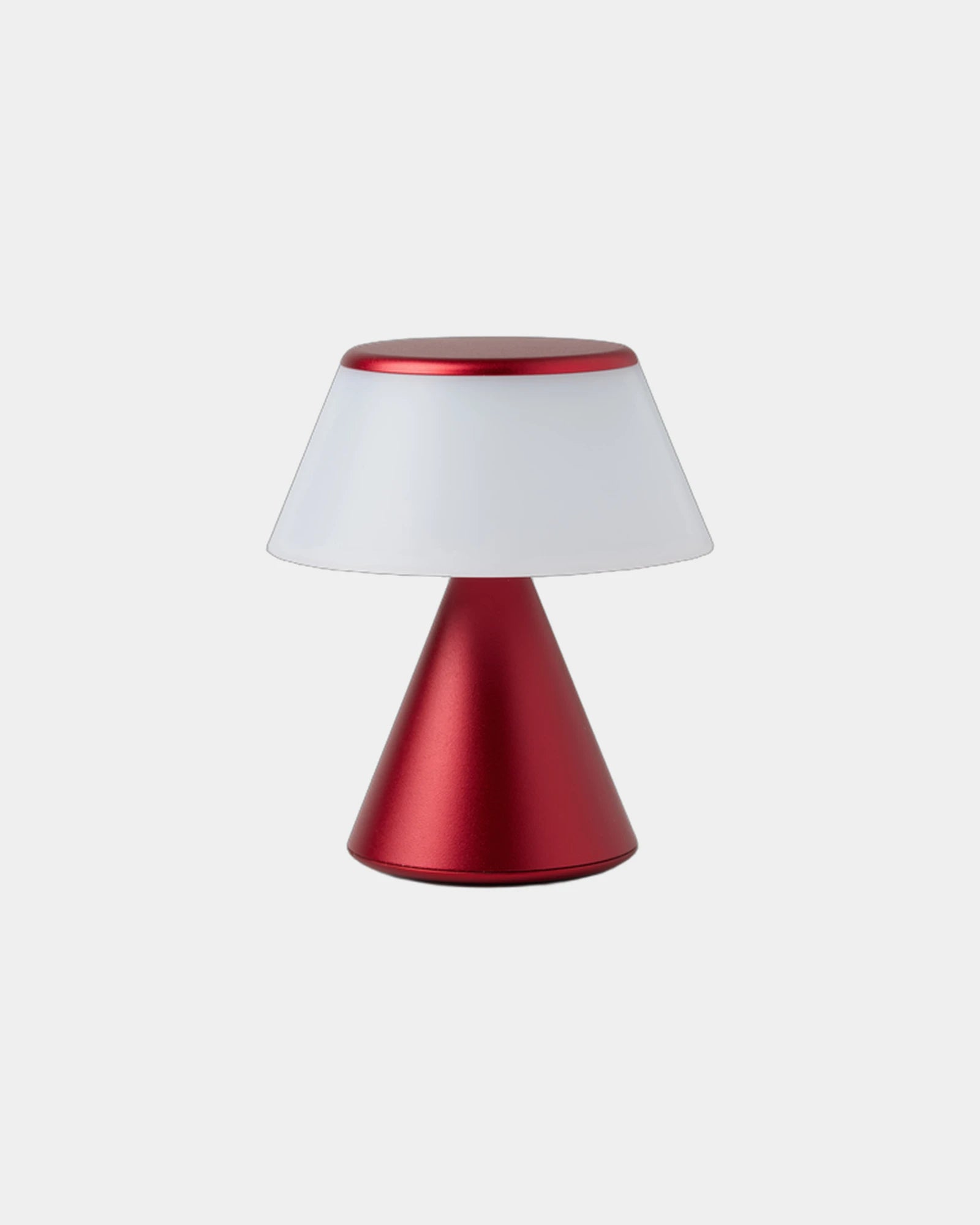 Custom LED lamp Lexon Luma S with touch activation - Dark Red