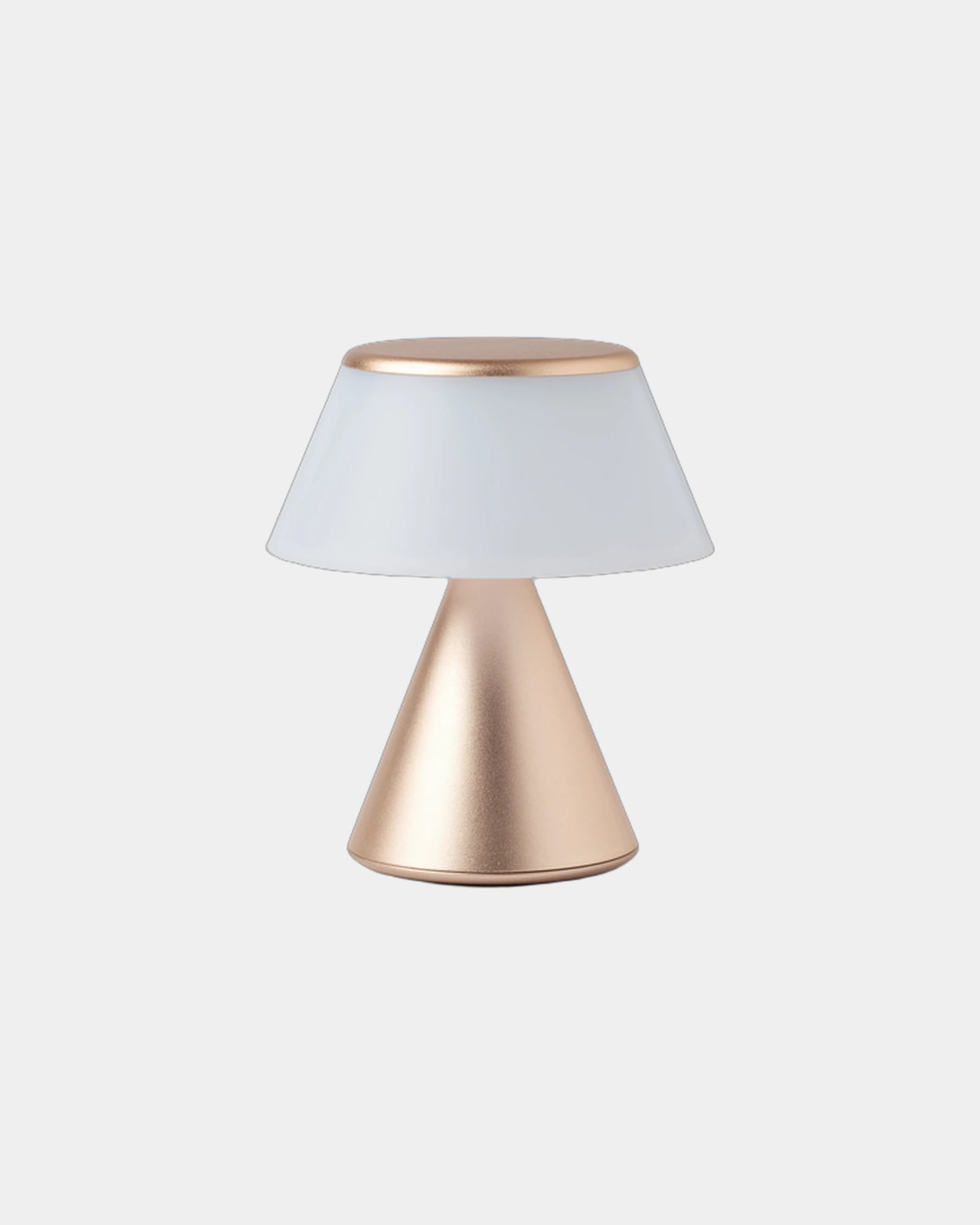 Custom LED lamp Lexon Luma S with touch activation - Soft Gold