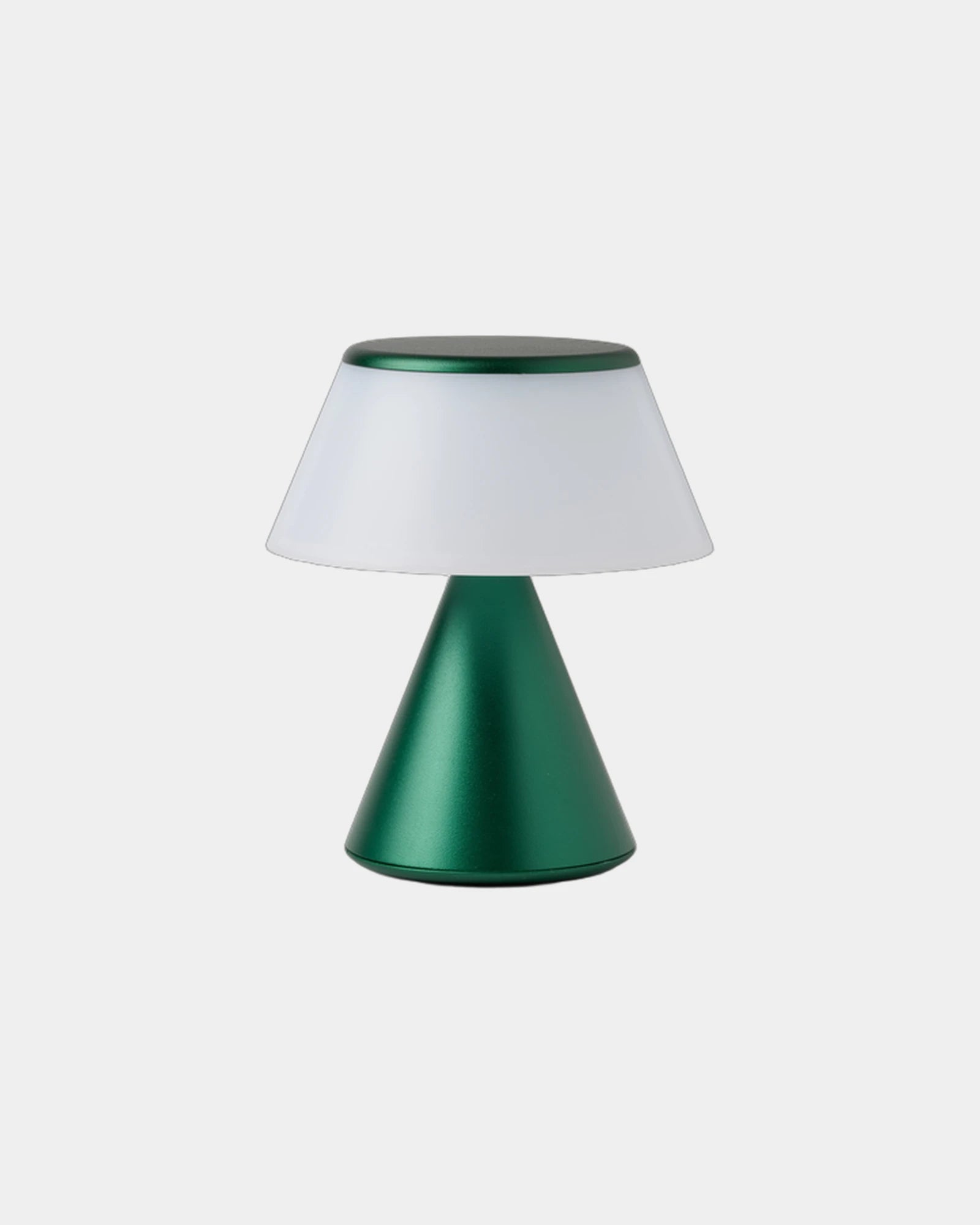 Custom LED lamp Lexon Luma S with touch activation - Dark Green