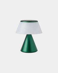 Custom LED lamp Lexon Luma S with touch activation - Dark Green