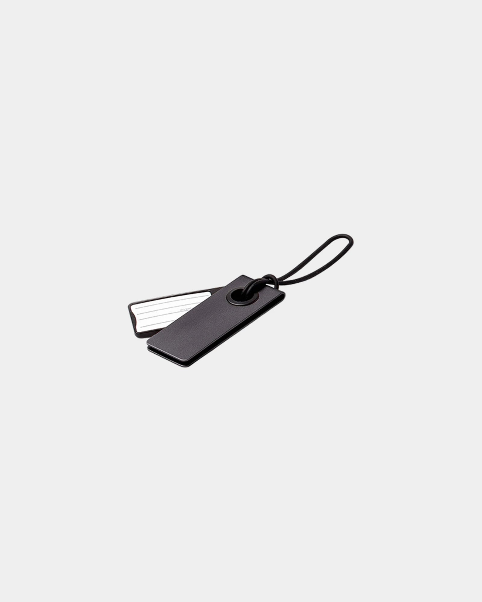 Custom durable aluminum luggage tag Lexon NEO - Gun Metal