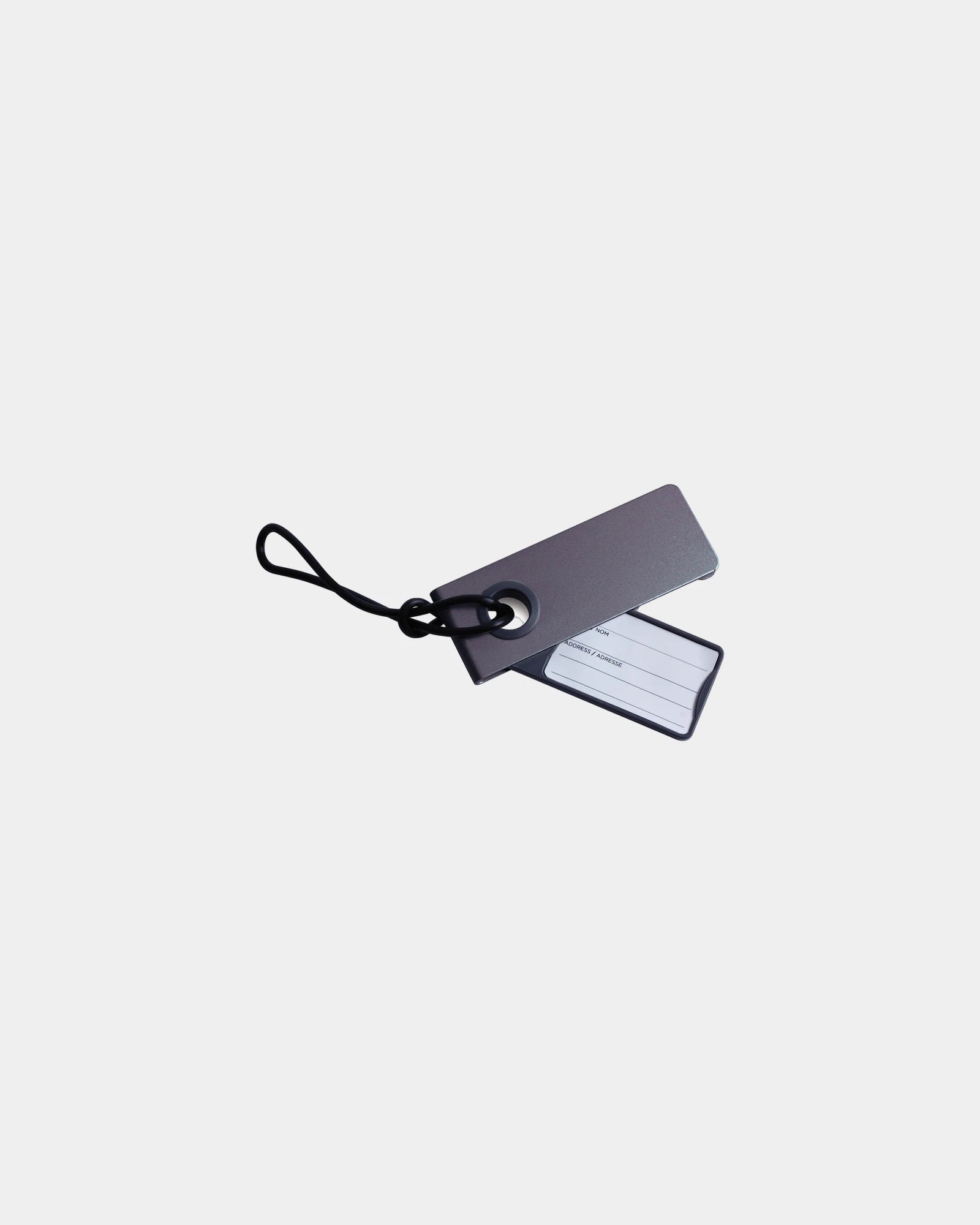 Custom durable luggage tag Lexon Neo Luggage Tag - Gun Metal