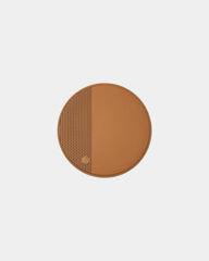 Custom wireless charging speaker Lexon Oslo Energy+ - Synthetic Leather Brown/Gold