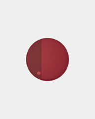 Custom wireless charging speaker Lexon Oslo Energy+ - Synthetic Leather Red/Red