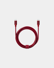 Custom USB-C cable Lexon METALI-C 1.5m - Dark Red