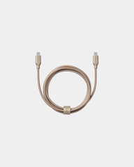 Custom USB-C cable Lexon METALI-C 1.5m - Soft Gold