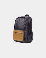 Custom ultra-light packable backpack Lexon - Black / Cognac