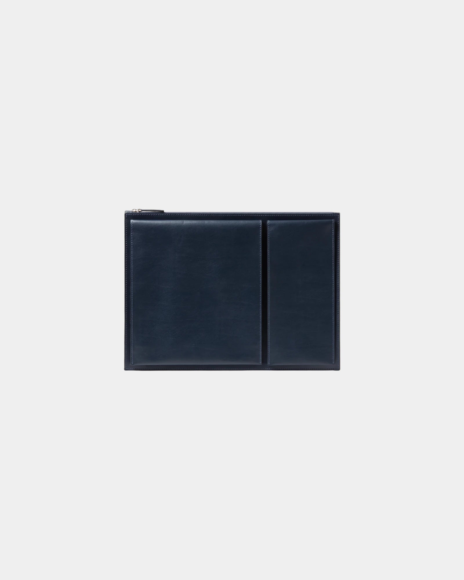 Custom recycled leather Flat 15” laptop brief Lexon - Blue