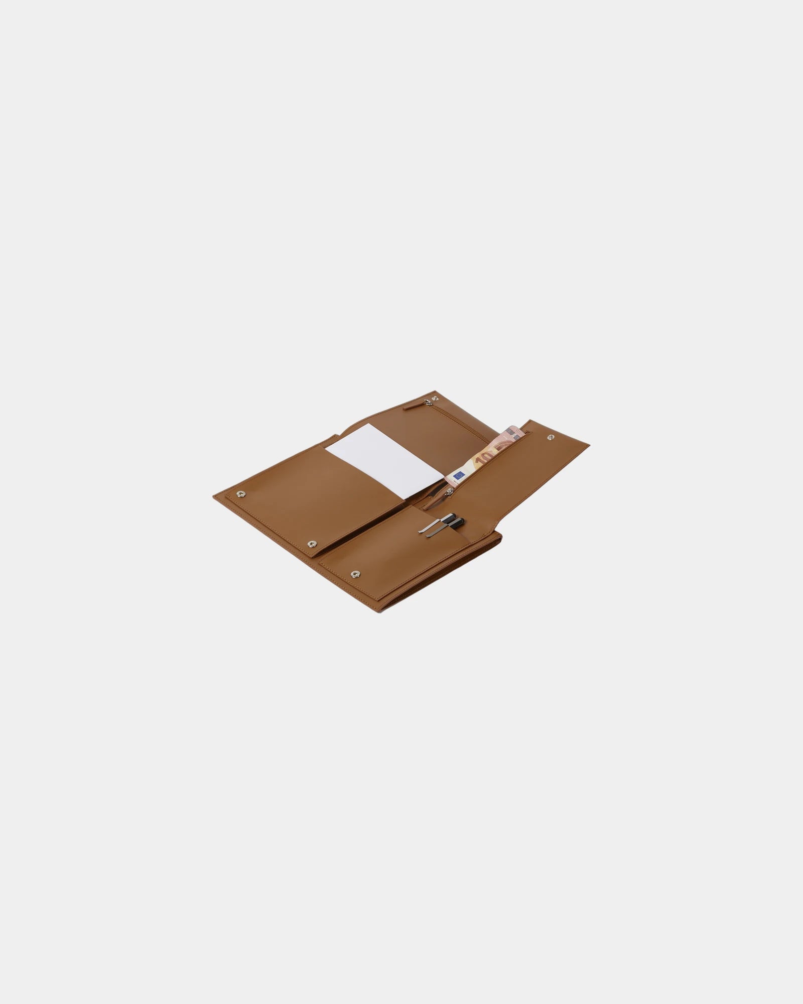 Custom recycled leather Flat 15” laptop brief Lexon - 8