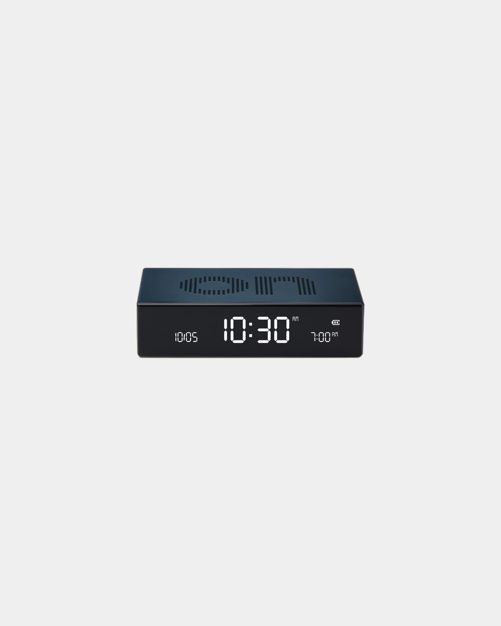 Custom aluminum clock Lexon Flip Premium - Dark Blue