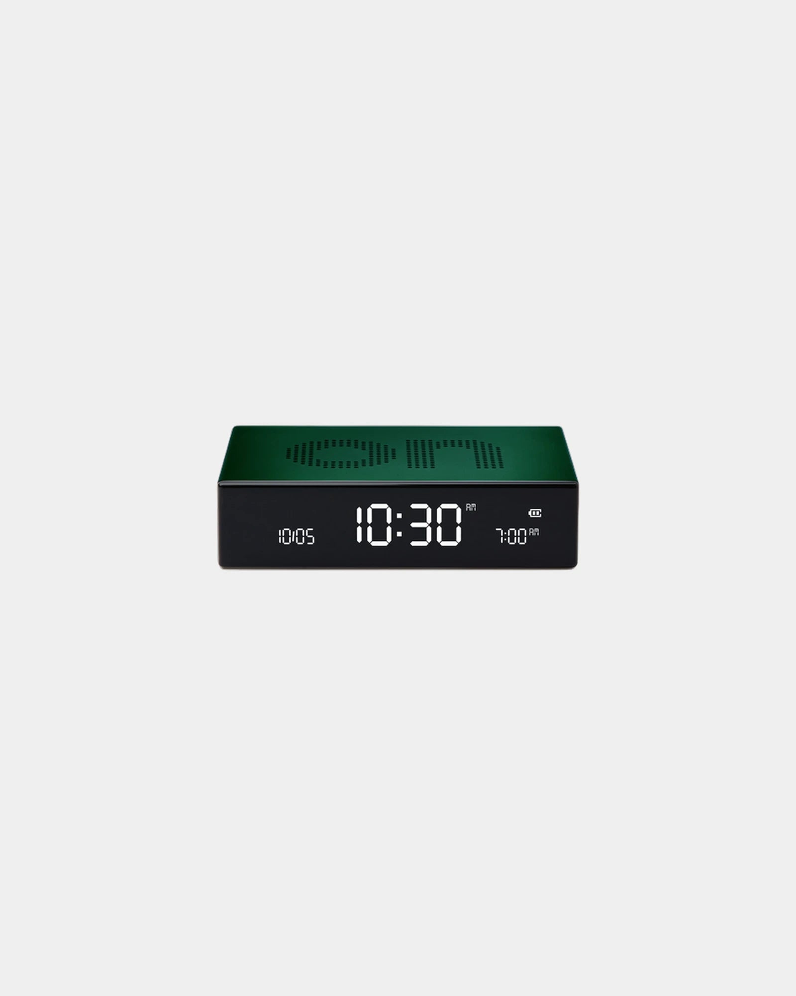 Custom aluminum clock Lexon Flip Premium - Dark Green