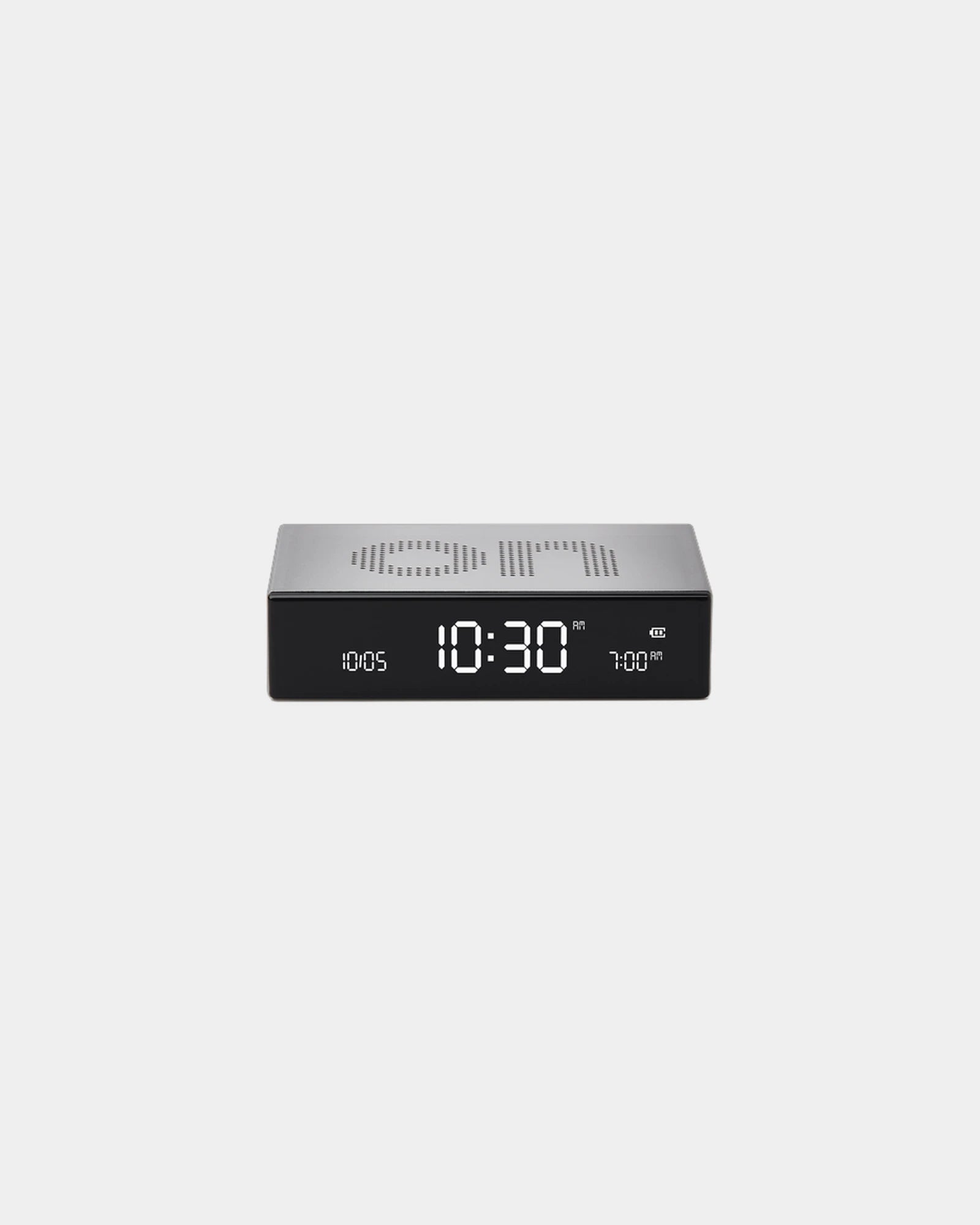 Custom aluminum clock Lexon Flip Premium - Alu Polished