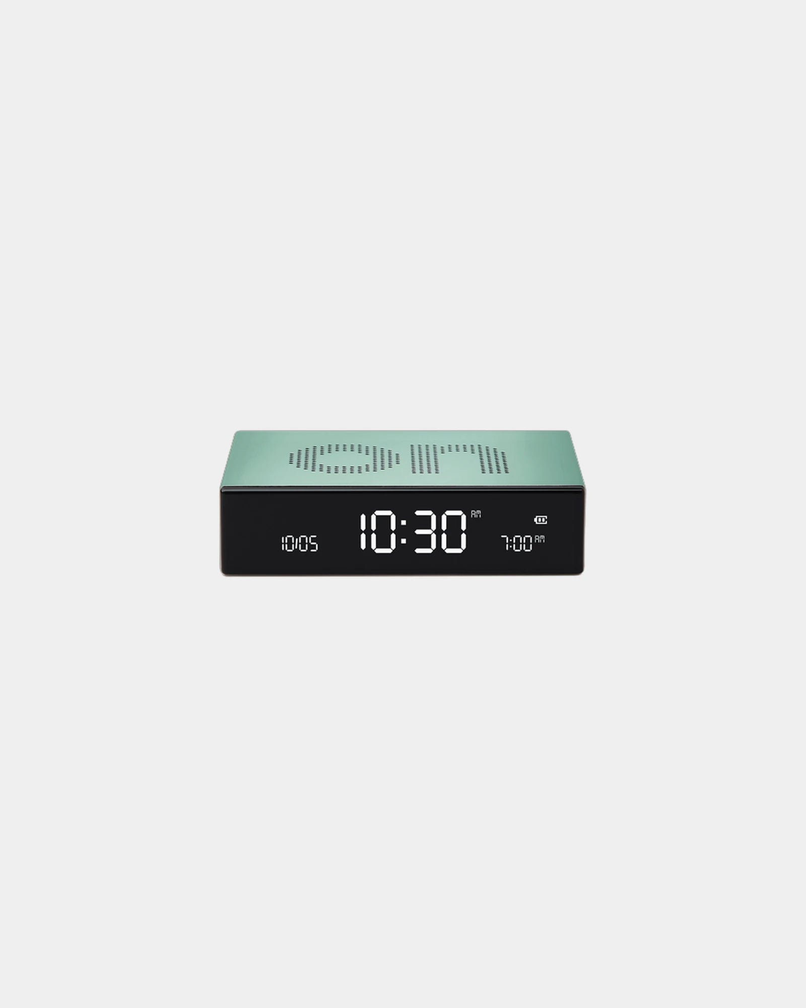 Custom aluminum clock Lexon Flip Premium - Mint