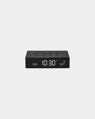 Custom aluminum clock Lexon Flip Premium - Black