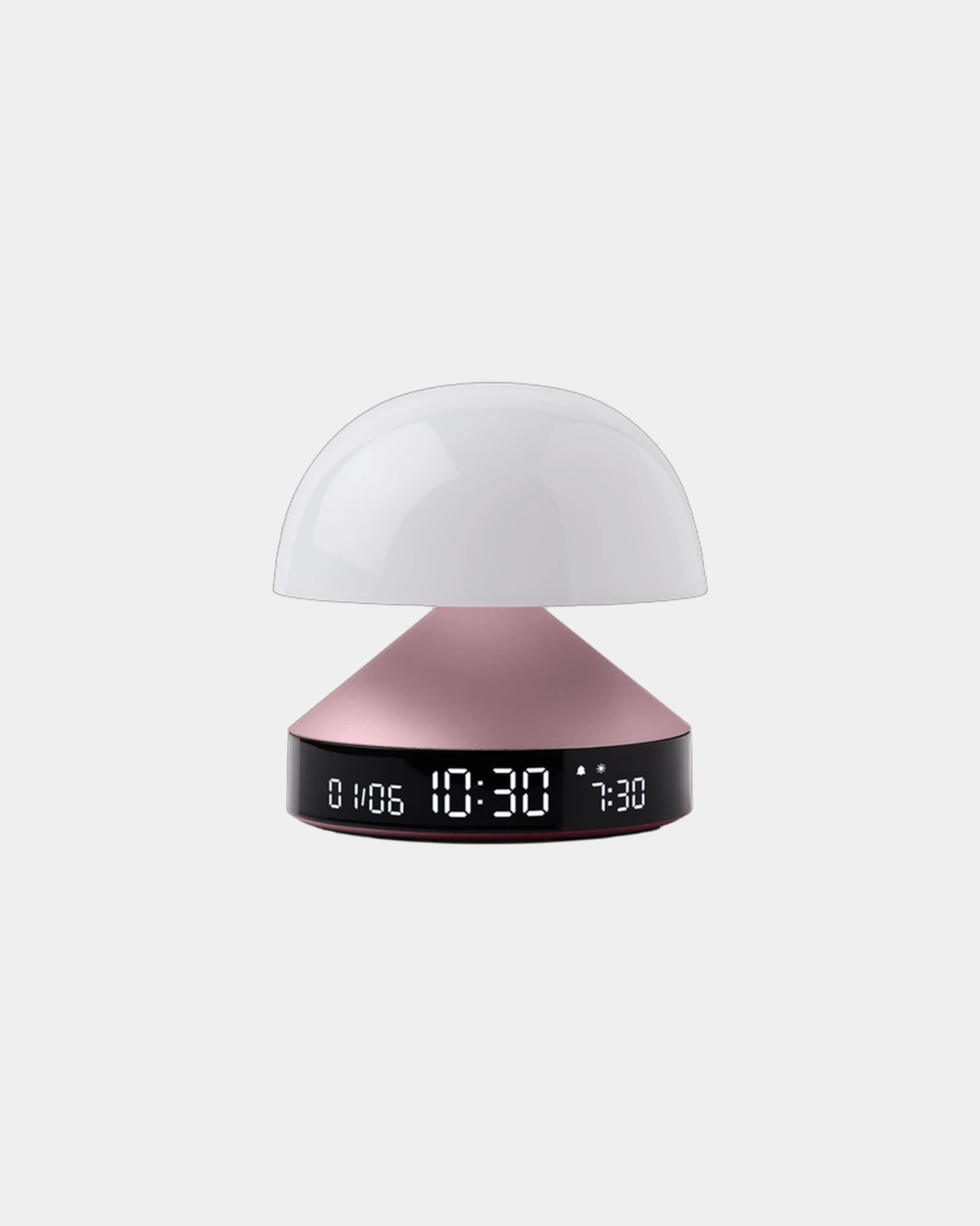 Custom aluminum Lexon Mina Sunrise wake-up lamp - Light Pink