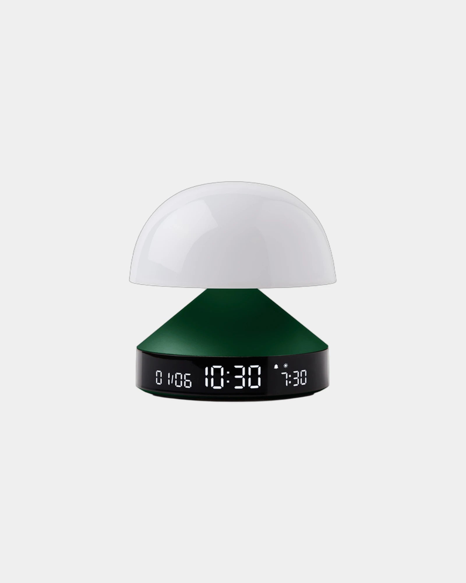 Custom aluminum Lexon Mina Sunrise wake-up lamp - Dark Green