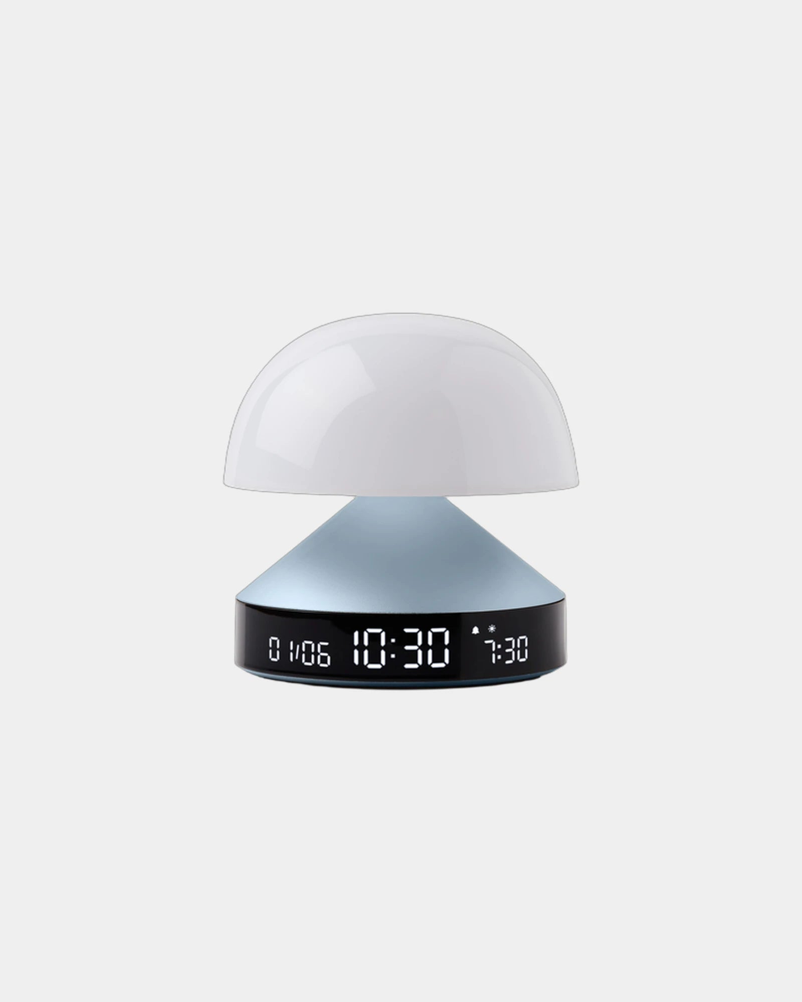 Custom aluminum Lexon Mina Sunrise wake-up lamp - Light Blue
