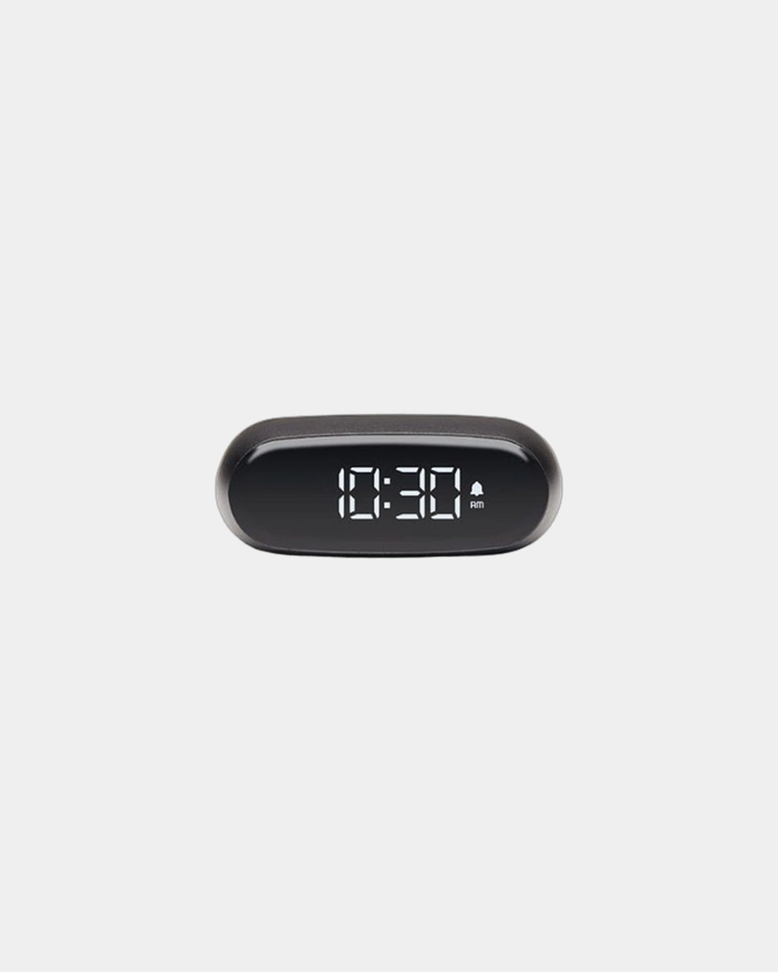 Custom promotional aluminum Lexon Minut clock with snooze function - Gun Metal