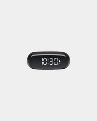 Custom promotional aluminum Lexon Minut clock with snooze function - Black