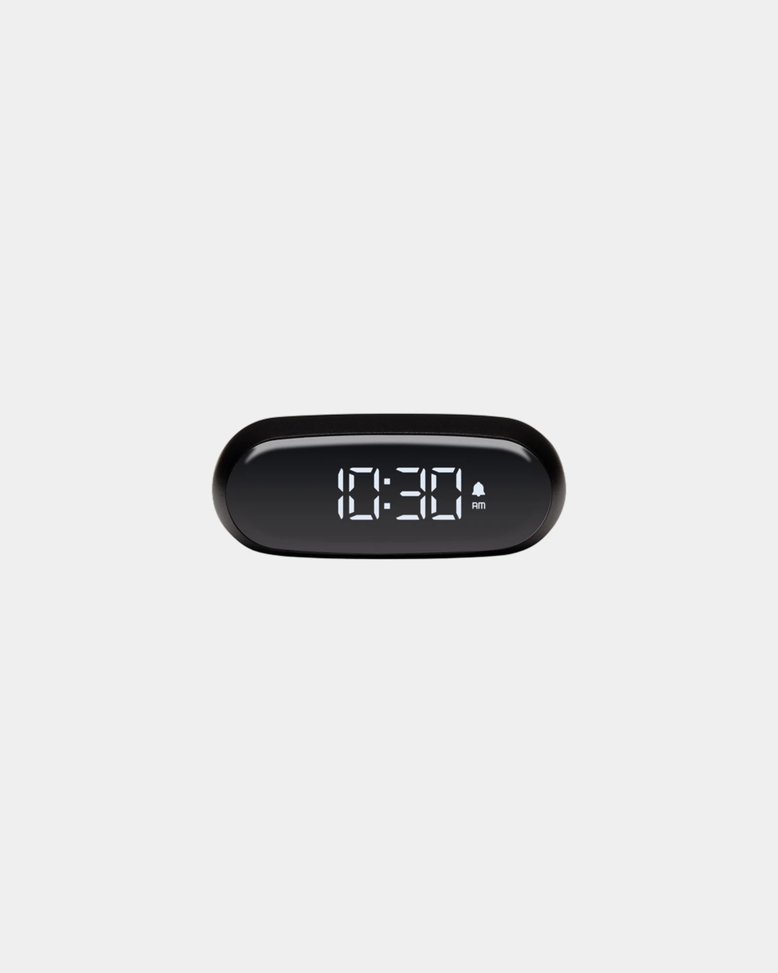 Custom aluminum Lexon Minut clock - Black