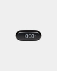 Custom aluminum Lexon Minut clock - Black