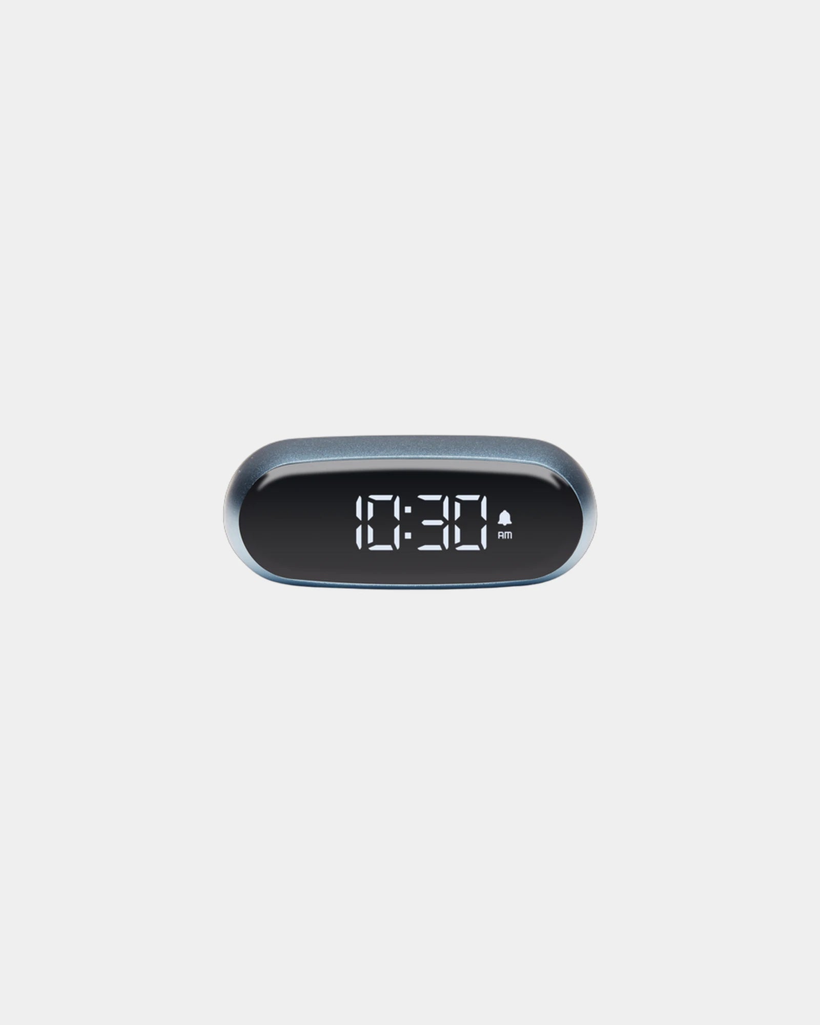 Custom aluminum Lexon Minut clock - Light Blue