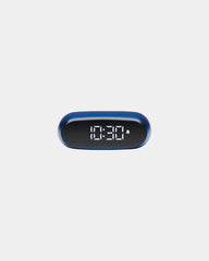 Custom promotional aluminum Lexon Minut clock with snooze function - Blue