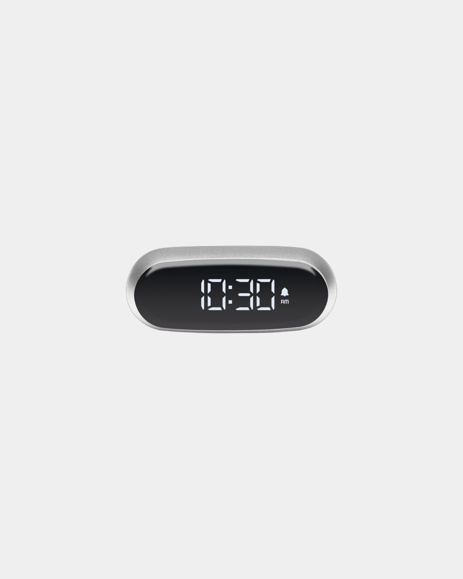 Custom aluminum Lexon Minut clock - Polished Aluminum
