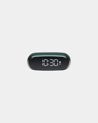 Custom aluminum Lexon Minut clock - Dark Green