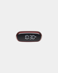 Custom aluminum Lexon Minut clock - Dark Red