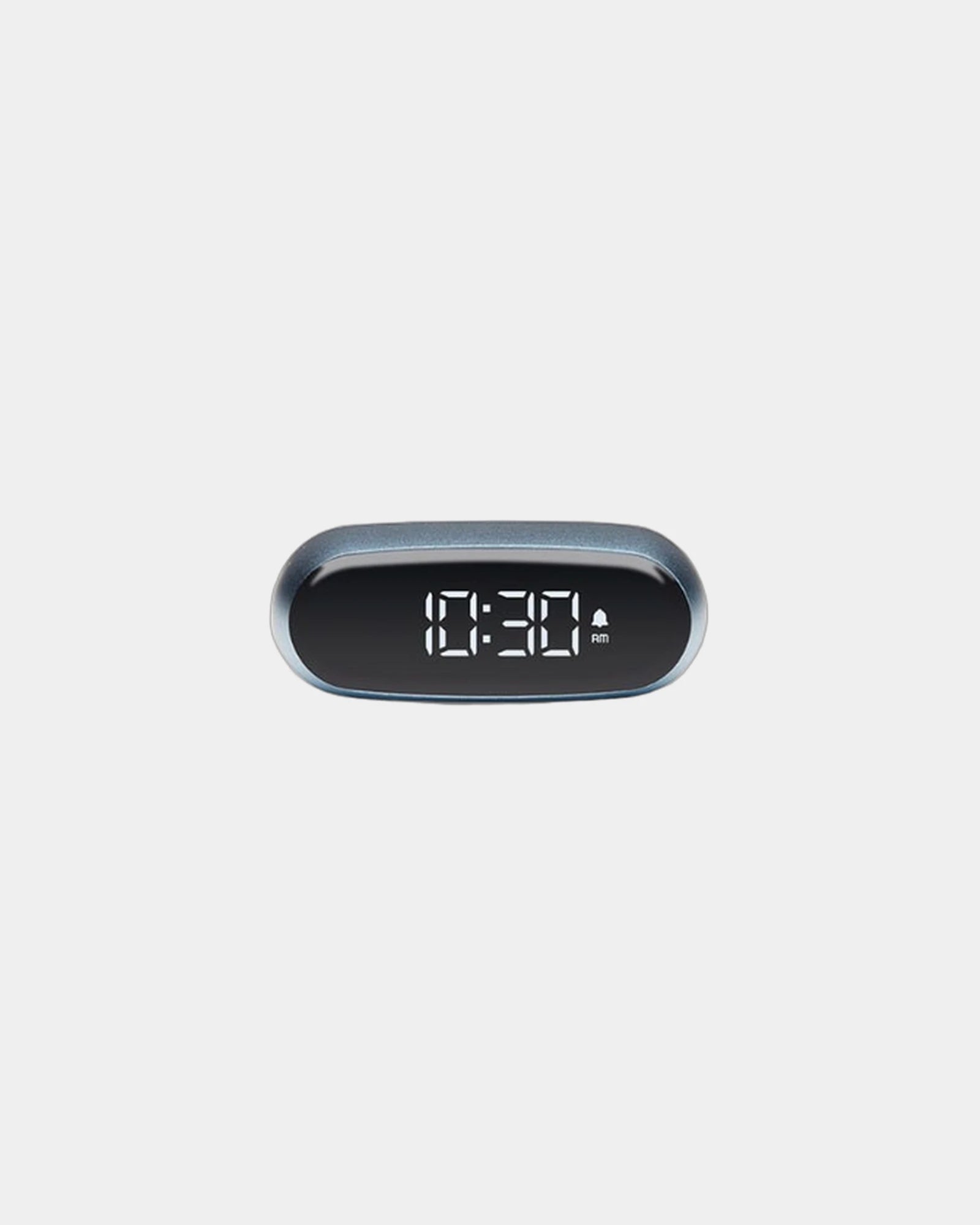 Custom promotional aluminum Lexon Minut clock with snooze function - Light Blue