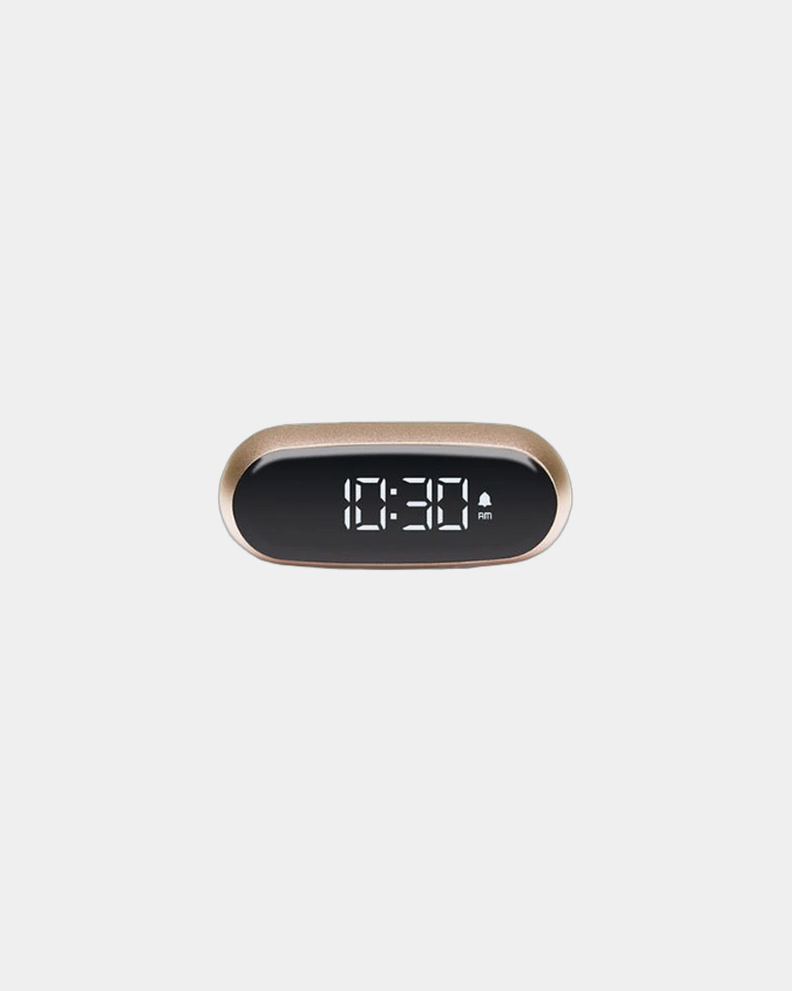 Custom promotional aluminum Lexon Minut clock with snooze function - Gold