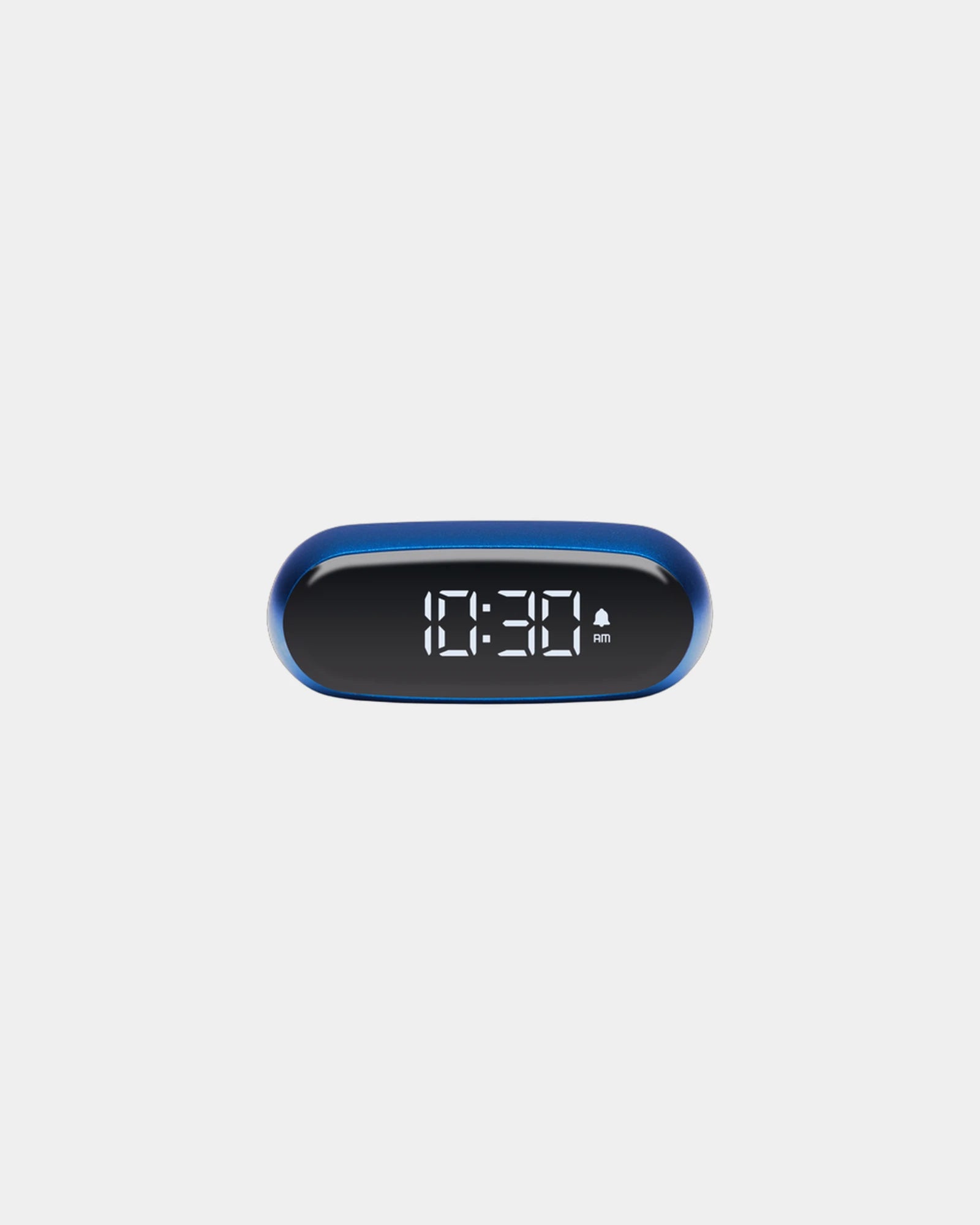 Custom aluminum Lexon Minut clock - Blue