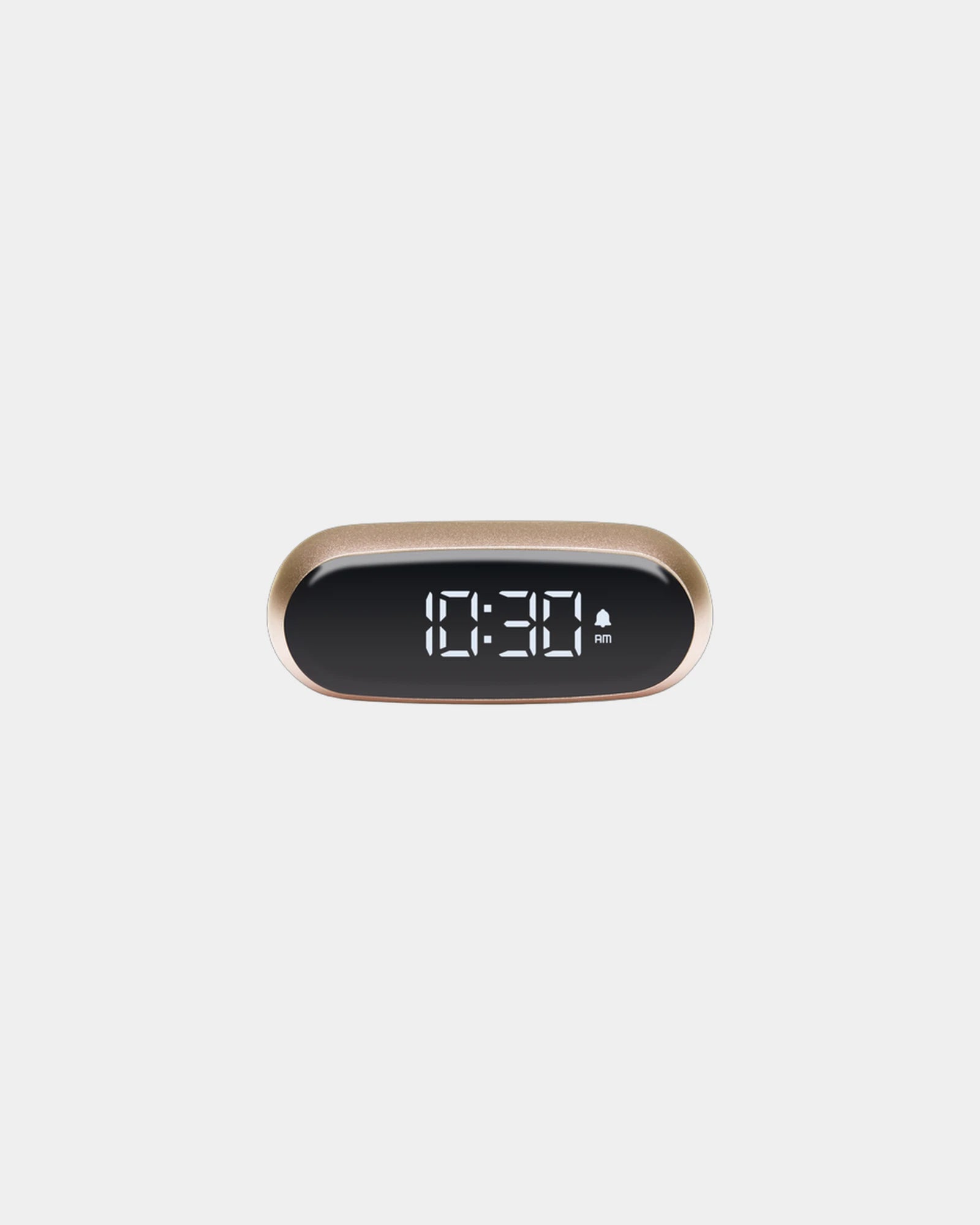 Custom aluminum Lexon Minut clock - Gold