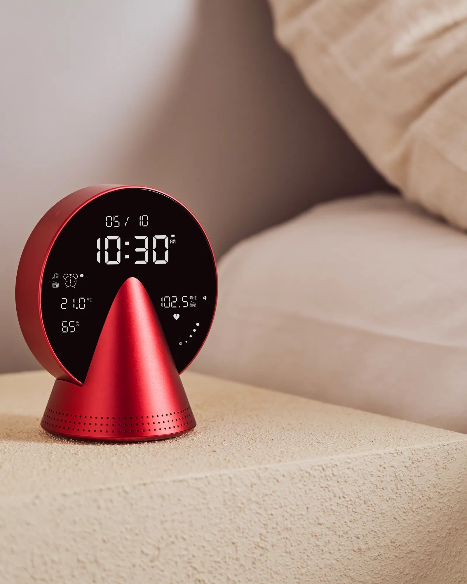 Custom aluminum Conic Clock Lexon - 8