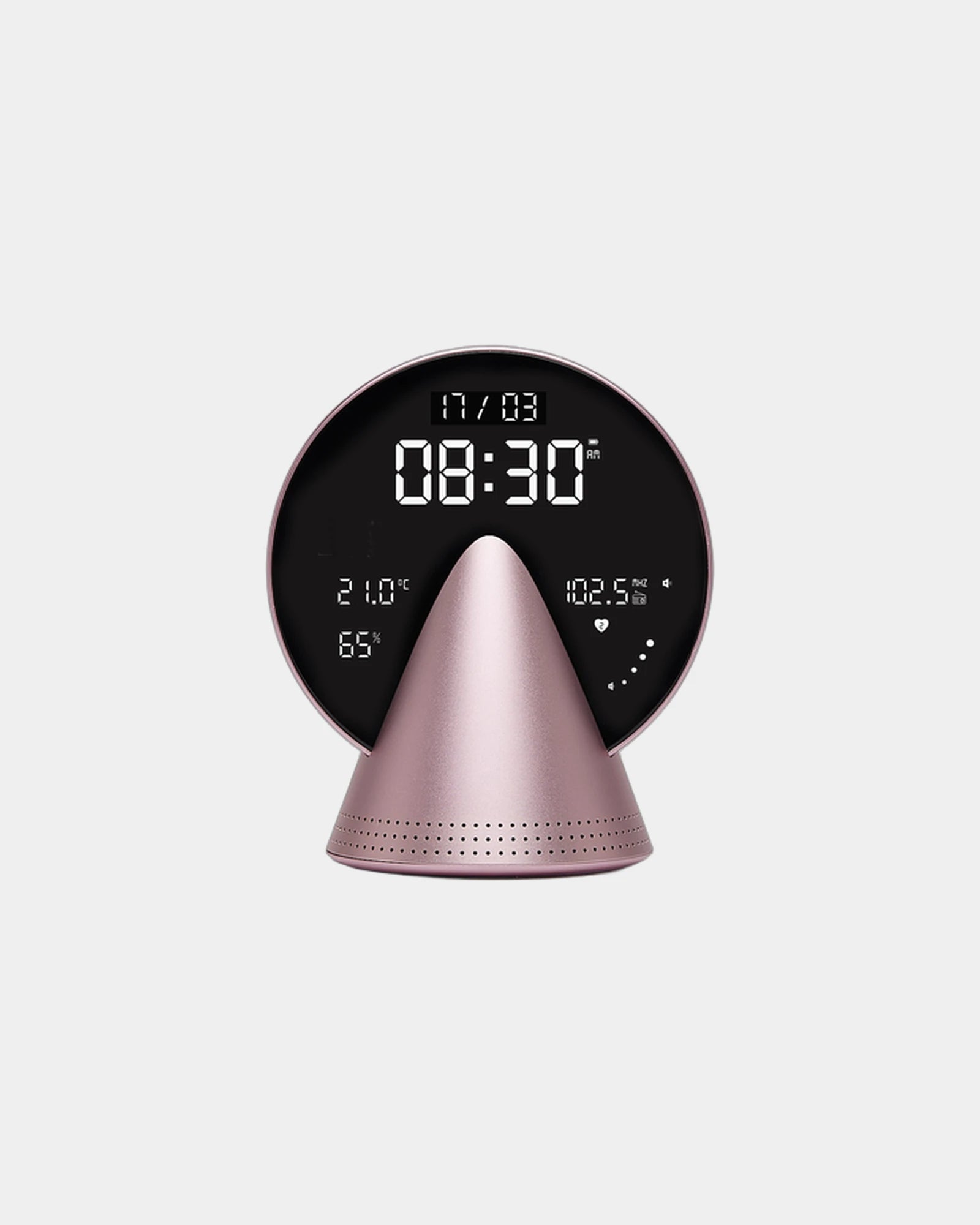 Custom aluminum Conic Clock Lexon - Pink Blossom