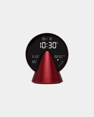 Custom aluminum Conic Clock Lexon - Cherry Red