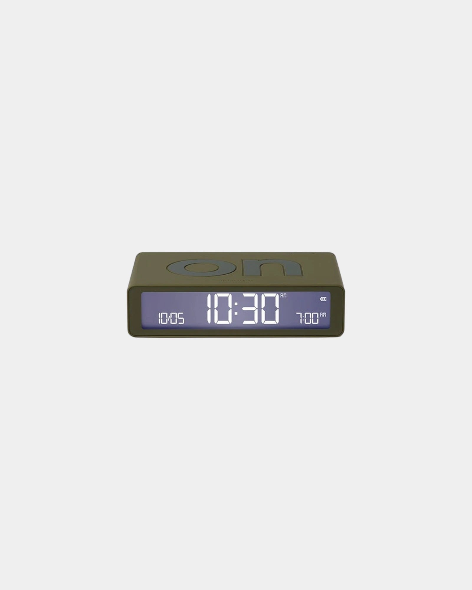 Custom LCD alarm clock Lexon Flip Classic - Khaki