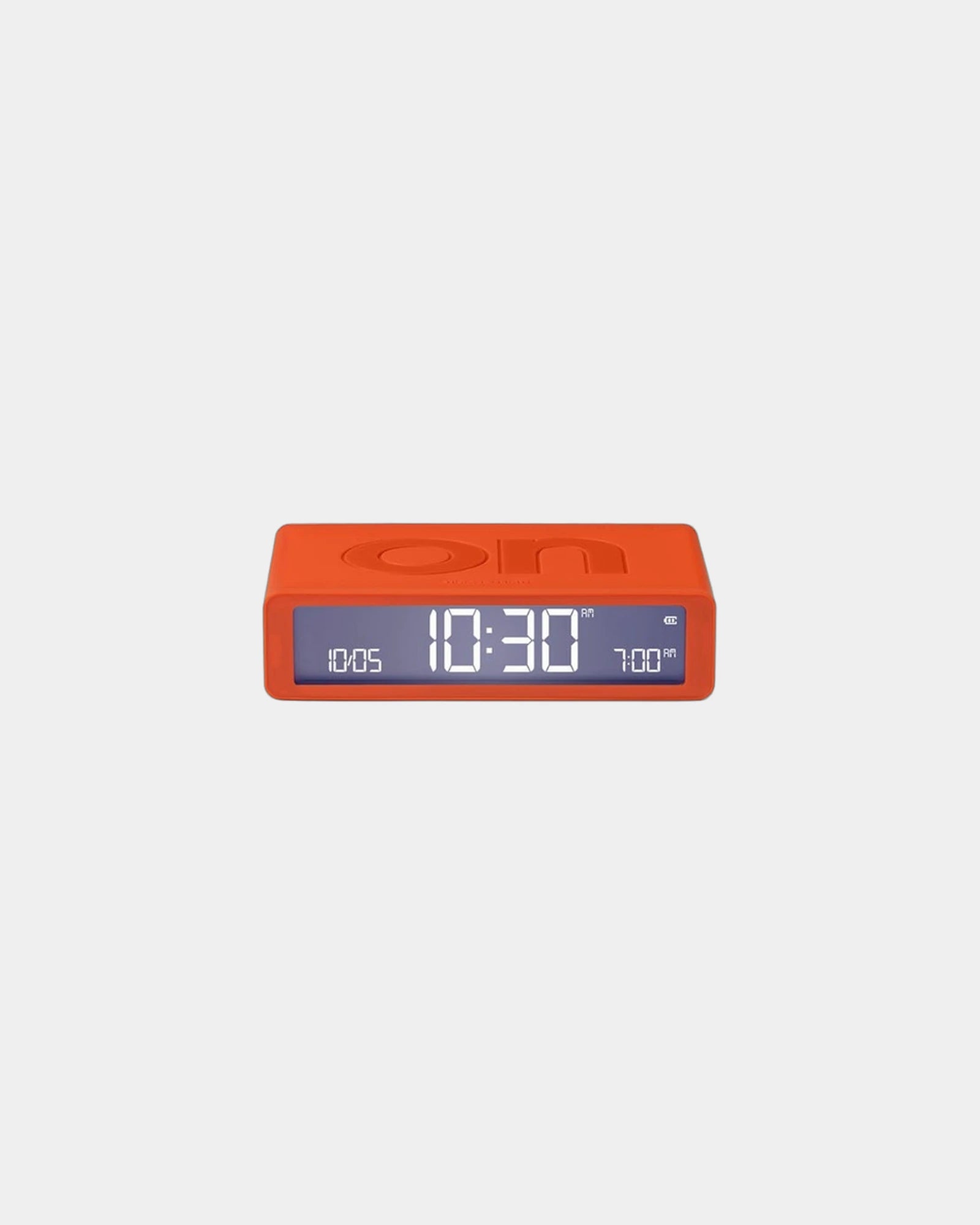 Custom LCD alarm clock Lexon Flip Classic - Orange